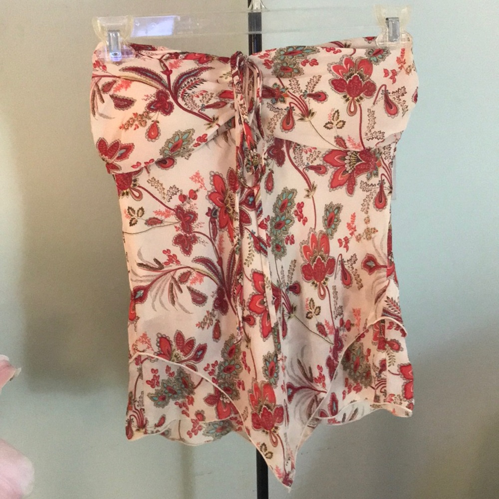 A. Byer Strapless blouse